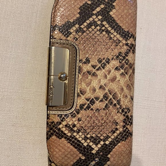Coach Wallet Python Print - Picture 1 of 5